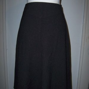George Me Sz 4 A Line Skirt Wool Gray Mid Length